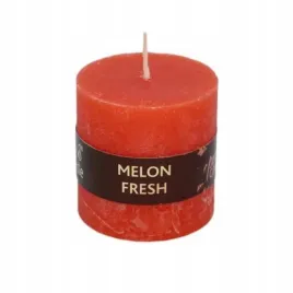 mocno-pomaranczowa-swieca-zapachowa-50-mm-pro-candle-melonowa-dekoracyjna
