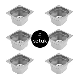 pojemnik-gn-gastronomiczny-1-6-zestaw-6-szt-ze-stali-nierdzewnej-100mm
