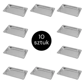 pojemnik-gn-gastronomiczny-1-4-zestaw-10-szt-ze-stali-nierdzewnej-20mm