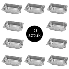 pojemnik-gn-gastronomiczny-1-4-zestaw-10-szt-ze-stali-nierdzewnej-65mm