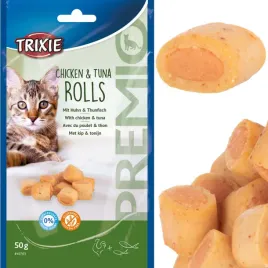 przysmak-dla-kota-roladki-chicken-and-tuna-rolls-trixie-premio-50g