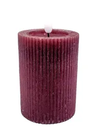 swieca-ledowa-rustic-burgundowa-fi7-h10cm