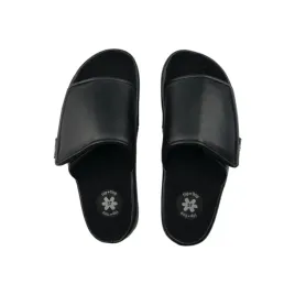 klapki-damskie-flip-flop-slide-velcro-czarne-lekkie-imitacja-skory