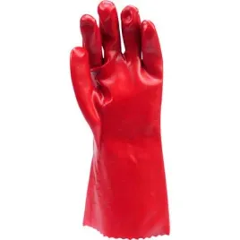 rekawice-gumowane-pvc-czerwone-36cm-r11-vorel