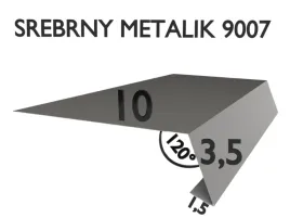 pas-nadrynnowy-okapowy-pn101-pod-gont-pape-srebrny-metalik-9007-obrobki
