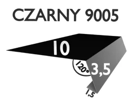 pas-nadrynnowy-okapowy-pn101-pod-pape-gont-czarny-9005-obrobki-blacharskie
