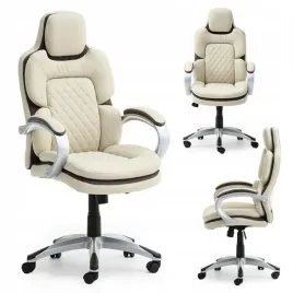 elegancki-fotel-biurowy-pikowany-z-ekoskory-bezowy-ard-podstawa-szary