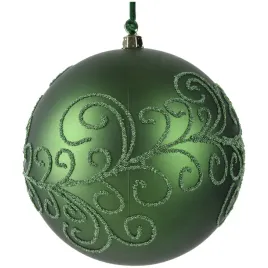 bombka-swiateczna-matowa-12cm-nietlukaca-zielona-z-koralikami
