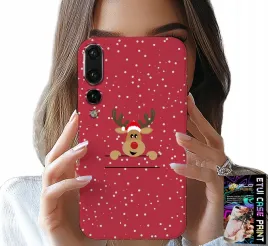 etui-do-huawei-p20-plus-swiateczny-renifer-mikolaj-swieta-folia