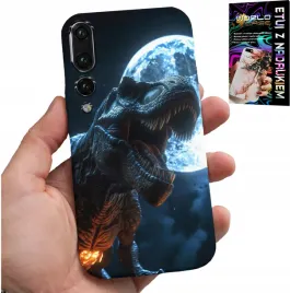 etui-do-huawei-p20-plus-dino-dinozaur-tyranozaur-pokrowiec-case