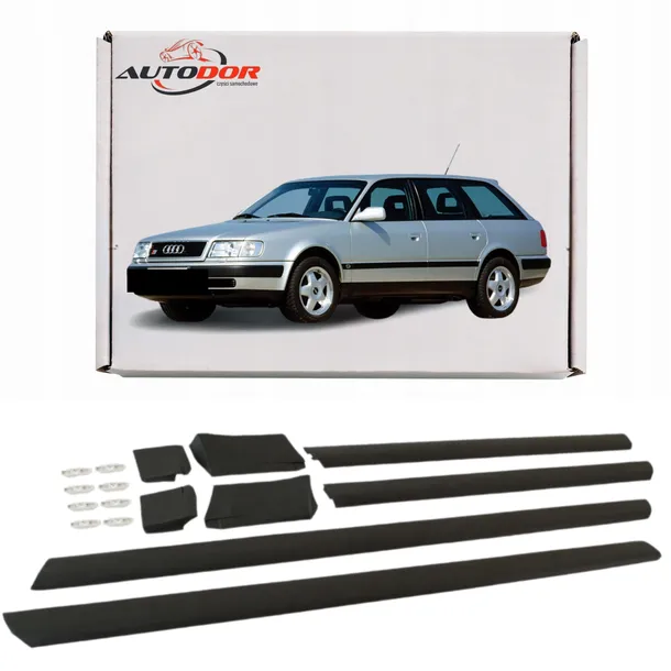 AUDI 100 C4 A6 LISTWY DRZWI DOLNE BOCZNE LE + PR