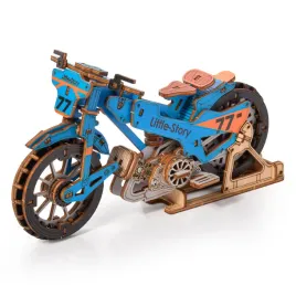 little-story-drewniane-puzzle-model-3d-motocykl-zuzlowy