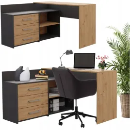 biurko-narozne-komputerowe-szuflady-komoda-duze-antracyt-dab-artisan