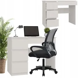 biurko-komputerowe-98cm-z-szufladami-stolik-na-laptop-komputer-biale-lewe