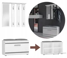 garderoba-z-siedziskiem-szafka-na-buty-wieszak-lustro-do-przedpokoju-biala