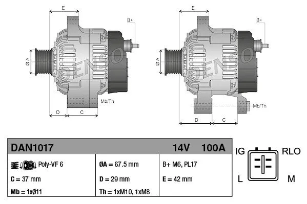 alternator-dan1017-numer-katalogowy-oryginalu-toyota-27060-0q070-toyota-27060-40050