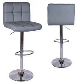 hoker-barowy-krzeslo-barowe-ekoskora-szare-regulowane-obrotowe