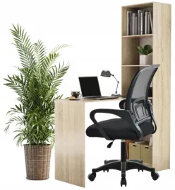 biurko-komputerowe-z-regalem-dab-sonoma-prawe-lewe-5-polek-mlodziezowe