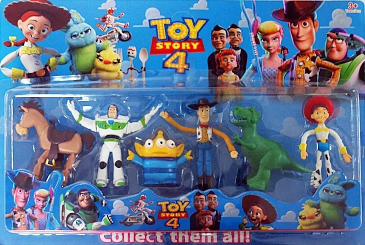 Toy story 4 figurki 6 szt buzz chudy rex kosmita
