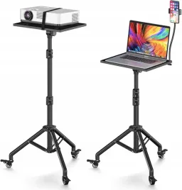 statyw-na-laptop-projektor-kopier-na-kolkach-z-uchwytem-na-telefon
