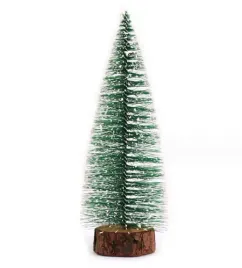 mini-choinka-na-pniu-11cm-sztuczna-zielona-oszroniona-dekoracja-swiateczna