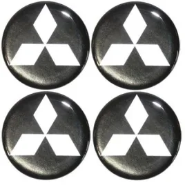 naklejki-na-kolpaki-emblemat-mitsubishi-45mm-c-sil