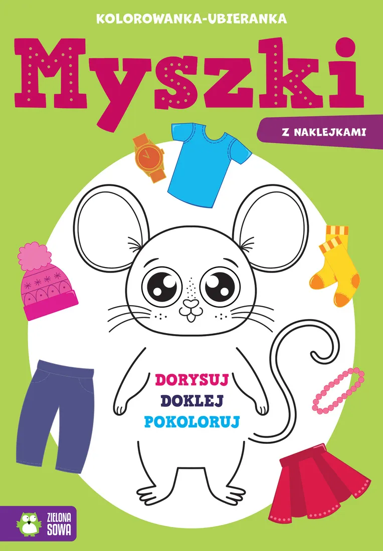 myszki-kolorowanka-ubieranka-s575