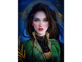 obraz-malowanie-po-numerach-rama-40x50cm-niebieskooka-dziewczyna