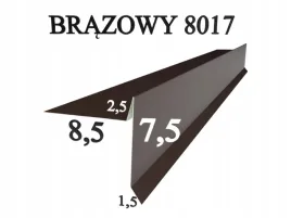 wiatrownica-pod-gont-bitumiczny-pape-w201-brazowy-8017-obrobki-blacharskie