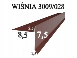 wiatrownica-pod-gont-bitumiczny-pape-w201-wisnia-3009-obrobki-blacharskie