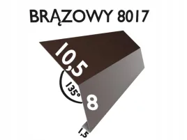 pas-nadrynnowy-okapowy-pn103-brazowy-ral-8017-obrobki-blacharskie