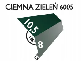 pas-nadrynnowy-okapowy-pn103-ciemna-zielen-ral-6005-obrobki-blacharskie