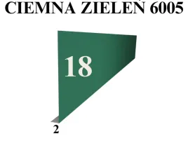 pas-podrynnowy-pp302-ciemna-zielen-ral-6005-obrobki-blacharskie