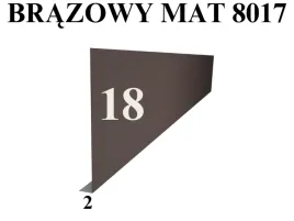 pas-podrynnowy-pp302-brazowy-mat-ral-8017-obrobki-blacharskie