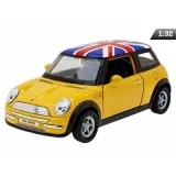 autko-model-mini-cooper-1-34-zolty