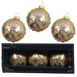 bombki-swiateczne-szklane-8-cm-zloto-fioletowe-z-krysztalkami-zestaw-3-szt