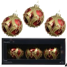 bombka-swiateczna-szklana-8cm-zloto-czerwona-z-zawieszka-komplet-3-szt
