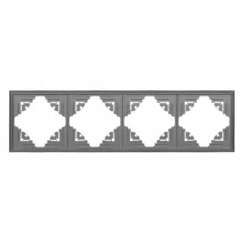 abex-ramka-poczworna-4x-do-serii-luna-antracytowy-ip20-81x285x6mm-ra-4l