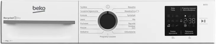 suszarka-do-ubran-beko-bm3t38230wpb-komunikacja-panel-sterujacy-sygnal-akustyczny-konca-suszenia-wyswietlacz
