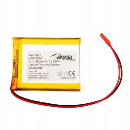 akumulator-li-po-lp675568-akyga-3-7v-3500mah-pcm-zlacze-jst-2-pin-150mm