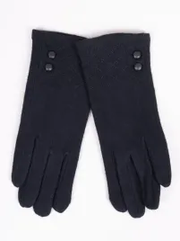 eleganckie-bawelniane-dotykowe-damskie-rekawiczki-guziczki-do-ekranow-23-cm
