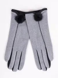 eleganckie-szare-miekkie-rekawiczki-damskie-do-ekranow-dotykowych-24-cm
