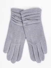 eleganckie-szare-miekkie-rekawiczki-damskie-do-ekranow-dotykowych-23-cm