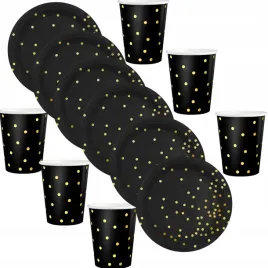 talerzyki-i-kubeczki-papierowe-czarno-zlote