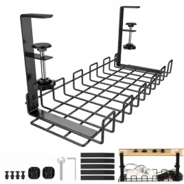 organizer-kabli-pod-blat-biurko-polka-regulowana