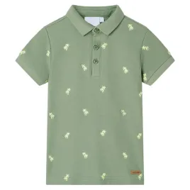 koszulka-dziecieca-polo-khaki-140