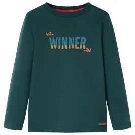 koszulka-dziecieca-z-dlugimi-rekawami-ciemna-zielen-116