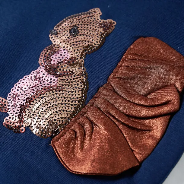 bluza-dziecieca-granatowa-140-stan-nowy-kolor-zloty