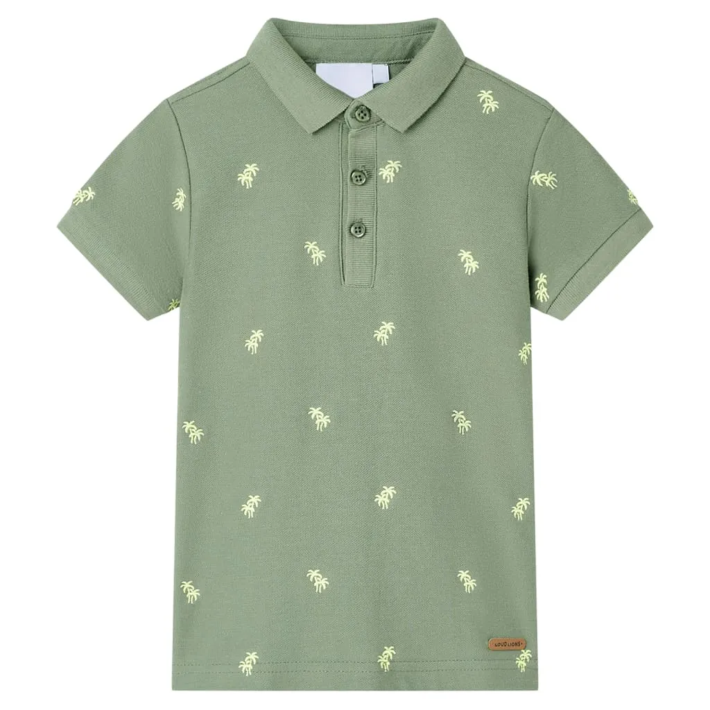 koszulka-dziecieca-polo-khaki-128