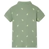 koszulka-dziecieca-polo-khaki-128-stan-nowy